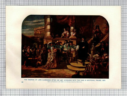 (5226) Lord Clarendon Whitehall Palace - c.1910 Print