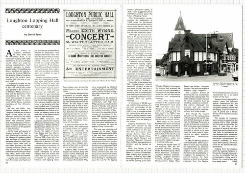 (5998) Lopping Hall Loughton Essex - 1984 Article