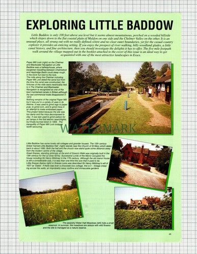 (6896) Little Baddow Essex  - 1994 Article