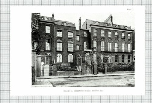 (6531) Kennington Green London  - 1980s Book Print