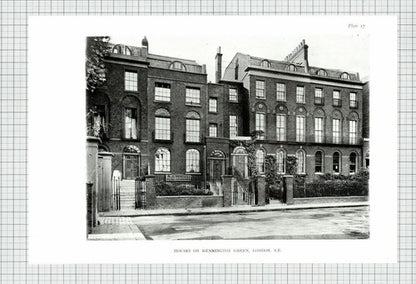(6531) Kennington Green London  - 1980s Book Print