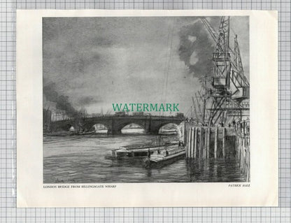 (8604) High Wycombe Market W Fairclough / West Wycombe - 1948 Cutting / Print