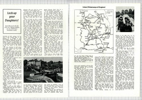 (6122) Janet Barnard Canal Holiday - 1974 Article