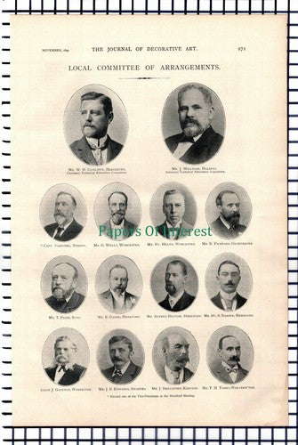 X1171) Shire Hall Hereford Master House Painters Skillicorn Kington 1899 Article