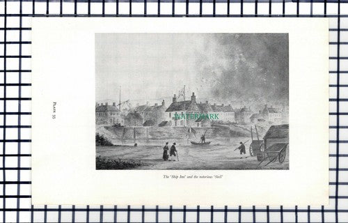 C6091) Ship Inn Middlesbrough  - 1960s Book Print