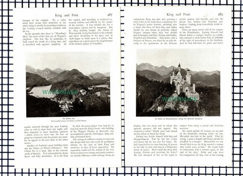 (7036) Ludwig II Of Bavaria Dr Gudden  - c.1909 Article