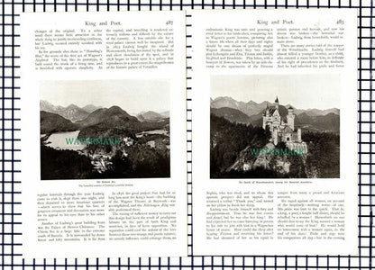 (7036) Ludwig II Of Bavaria Dr Gudden  - c.1909 Article