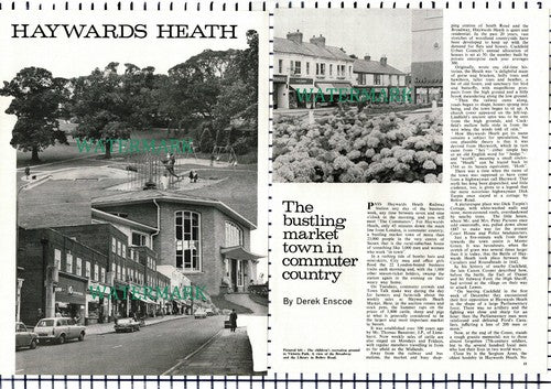 Haywards Heath Sussex Sergison Arms Park Parade  - 1967 Article / Print