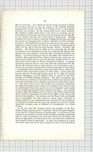 (6107) Mr John Edward Thorley Graham Scarborough Town Clerk - 1901 Article