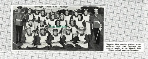 C1551) Guards Polo Club Cocktail Party Maids - 1969 Cutting