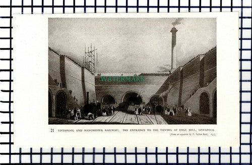 C6718) Liverpool Manchester Railway Edge Hill Tunnel Mawddach Barmouth - 1947