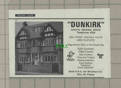 C2009) Bridlington Holiday Flats Dunkirk Pybus / Brooklyn RJ Othick - 1973 Clip