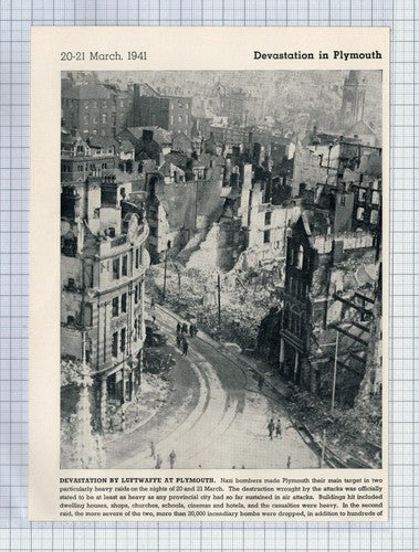 (5673) Plymouth War Devastation - c.1946 Clip