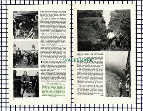 (7063) Haworth Sherlock Holmes Filming Billy Wilder Mytholmes - 1969 Article