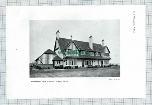 X1921) HAILEYWOOD Shiplake Reginald Mardon Collcutt Hamp Architect  - 1911