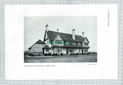 X1921) HAILEYWOOD Shiplake Reginald Mardon Collcutt Hamp Architect  - 1911