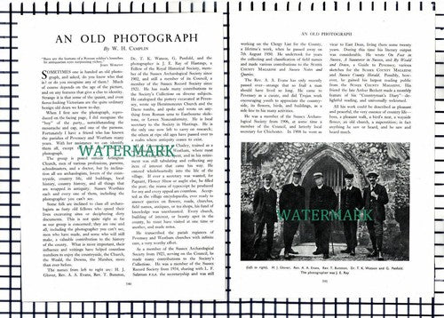 (8167) Arlington Church Glover Westham Bunston Penfold Pevensey - 1950 Article