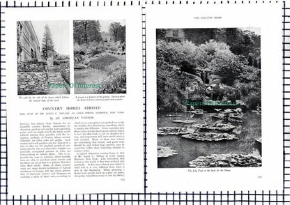 (7032) Mr Louis Tiffany  Cold Spring Harbour New York - c.1912 Article