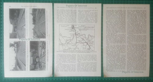 Southern Railway Greenwich Park Branch Lewisham Road HA Vallance -1932 Article