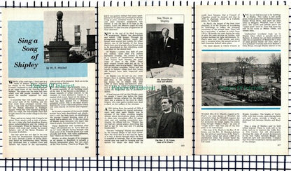 (7006) Shipley Yorkshire W R Mitchell Ernest Pears - 1971 Small Article