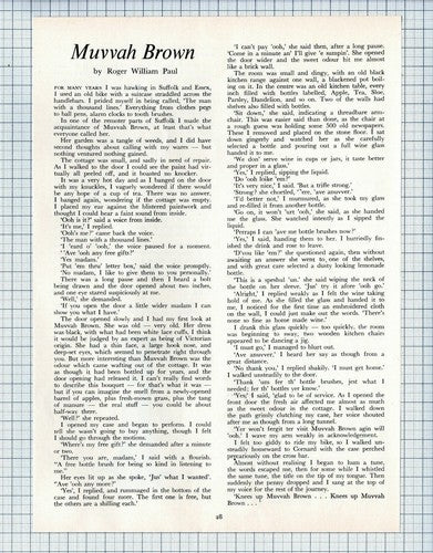 (6164) Roger William Paul Cornard Suffolk Hawker   -  c.1975 Article