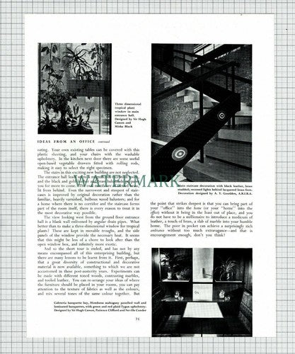 X1800) The Time & Life London Building  - c.1954 Article