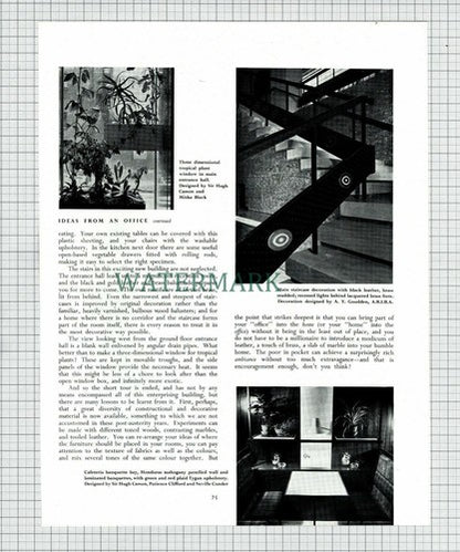 X1800) The Time & Life London Building  - c.1954 Article