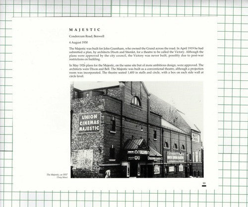 Majestic Cinema Condercum Road Benwell Newcastle Grantham -  c.1990 Clip / Print