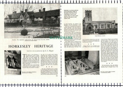 (7149) Horkesley Essex Robert Swinborne King's Farm  - 1965 Article