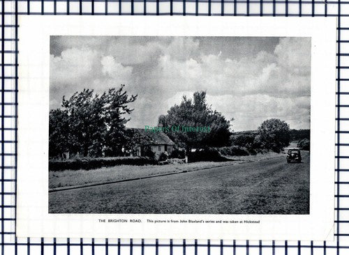 (6761) Hickstead Sussex  Brighton Road - 1955 Cutting