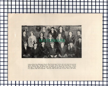(7788) Park View Methodist Yeadon /  Harrogate Road Church Rawdon - 1936 Cutting