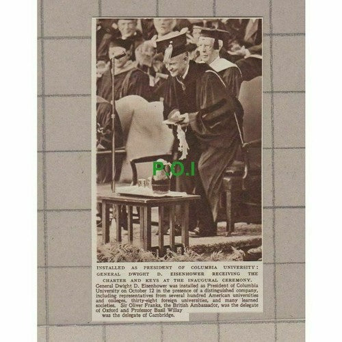 C273) Columbia University General Eisenhower President - 1948