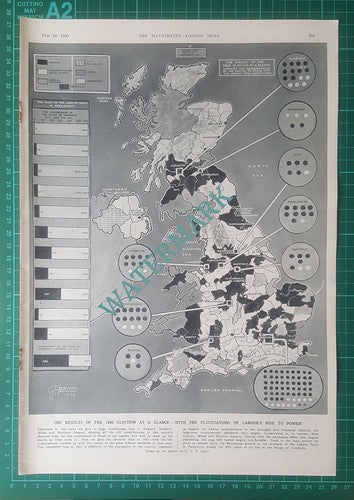 General Election 1950  Churchill Attlee Martell Woolton - 1950 Article / Print