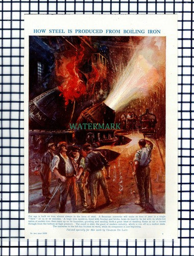 (2003) Steel Making   - c.1950s Cutting / Print