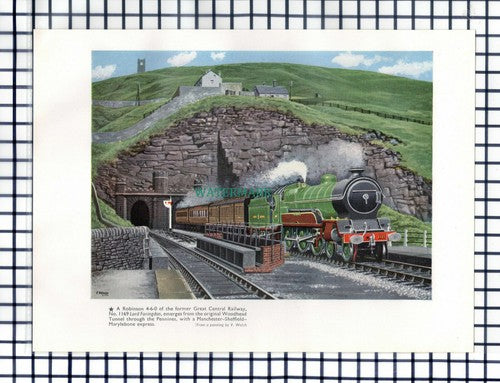 (1921) Furness Railway Carnforth Great Central No 1169 Faringdon Woodhead Tunnel