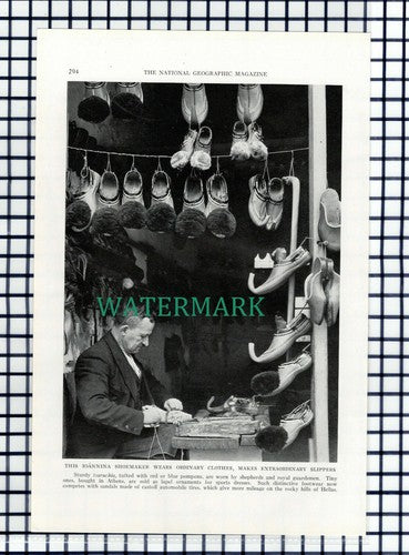 (8058) Ioannina Shoemaker Greece - 1940 Book Print