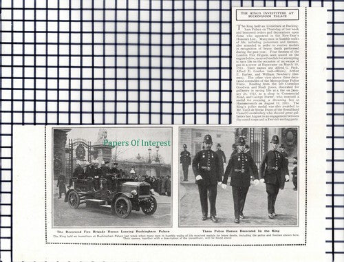 X1421) Alfred Peck William Newberry Cornelius Goodwin Noah Jones - 1914 Cutting