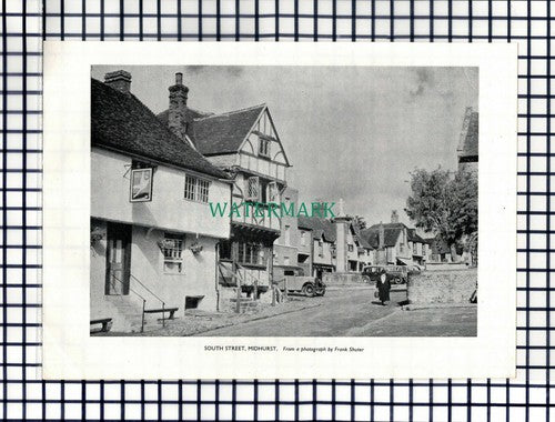 South Street Midhurst Sussex - 1953 Cutting / Print