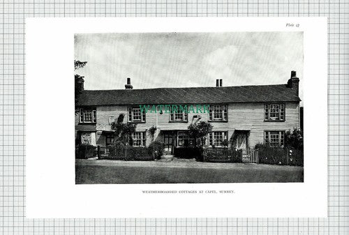 (6577) Capel Surrey Cottages - Book Print
