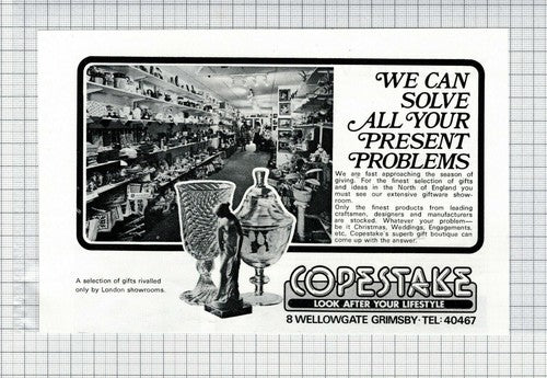 Copestake Wellowgate Grimsby -  1978 Magazine Advert