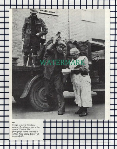 (7606) Mrs Bird Arthur Road Windsor Coal Delivery - 1980s Cutting