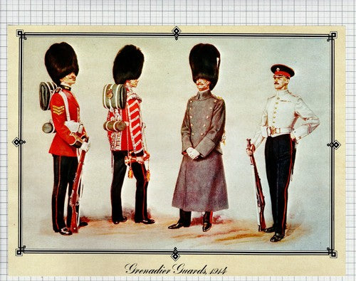 Grenadier Guards 1914   - 1970's  Print