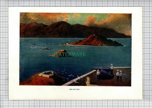 (5807) WEI HAI WEI China C Wilkinson  - c.1900 Print