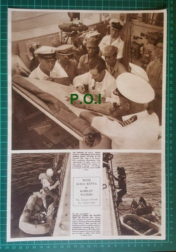 (X325) HMS KENYA Captain P W Brock  - 1950 Clip