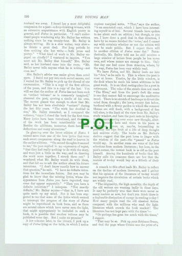 Philip James Bailey Author of Festus - 1896 Article