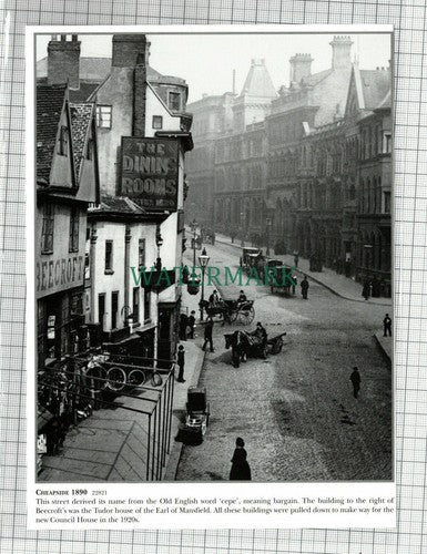 C7722) Nottingham Cheapside Beecroft   - Cutting