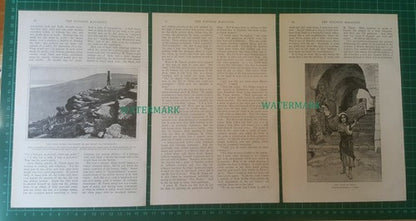 (7173) James Tissot Life Of Christ Cleveland Moffett - c.1900 Article