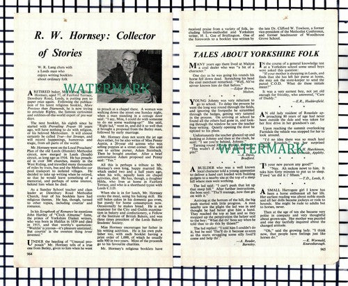 (7624) Mr Robert William Hornsey Leeds  - 1966 Article