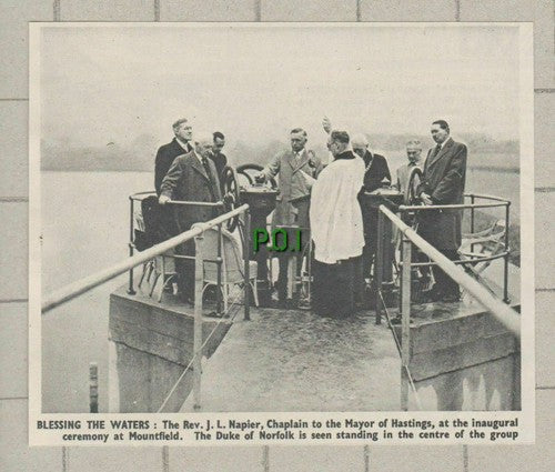 (5370) Mountfield Blessing Mayor of Hastings Rev J L Napier - 1950 Clip