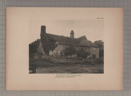 Combe Farm Chiddingfold Surrey - c.1908 Print